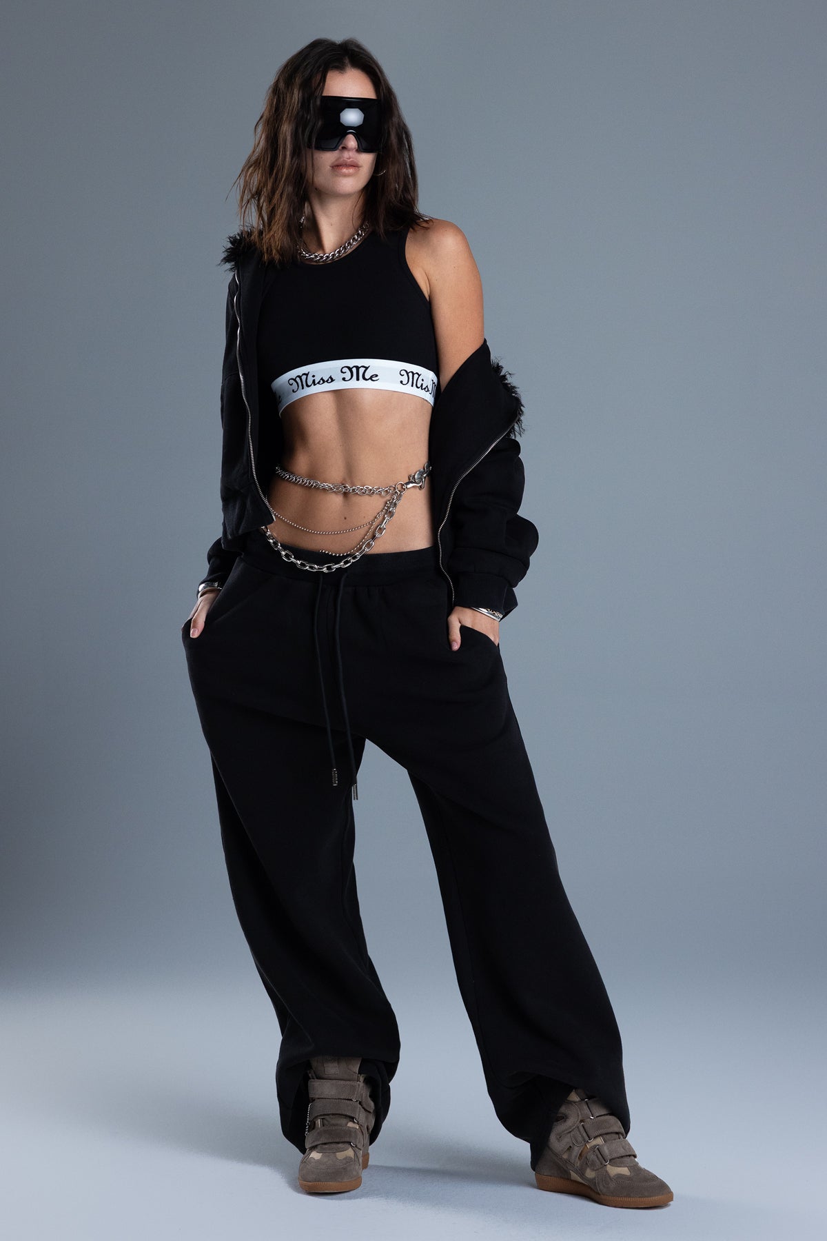 Rhea Rhinestone Sweatpants