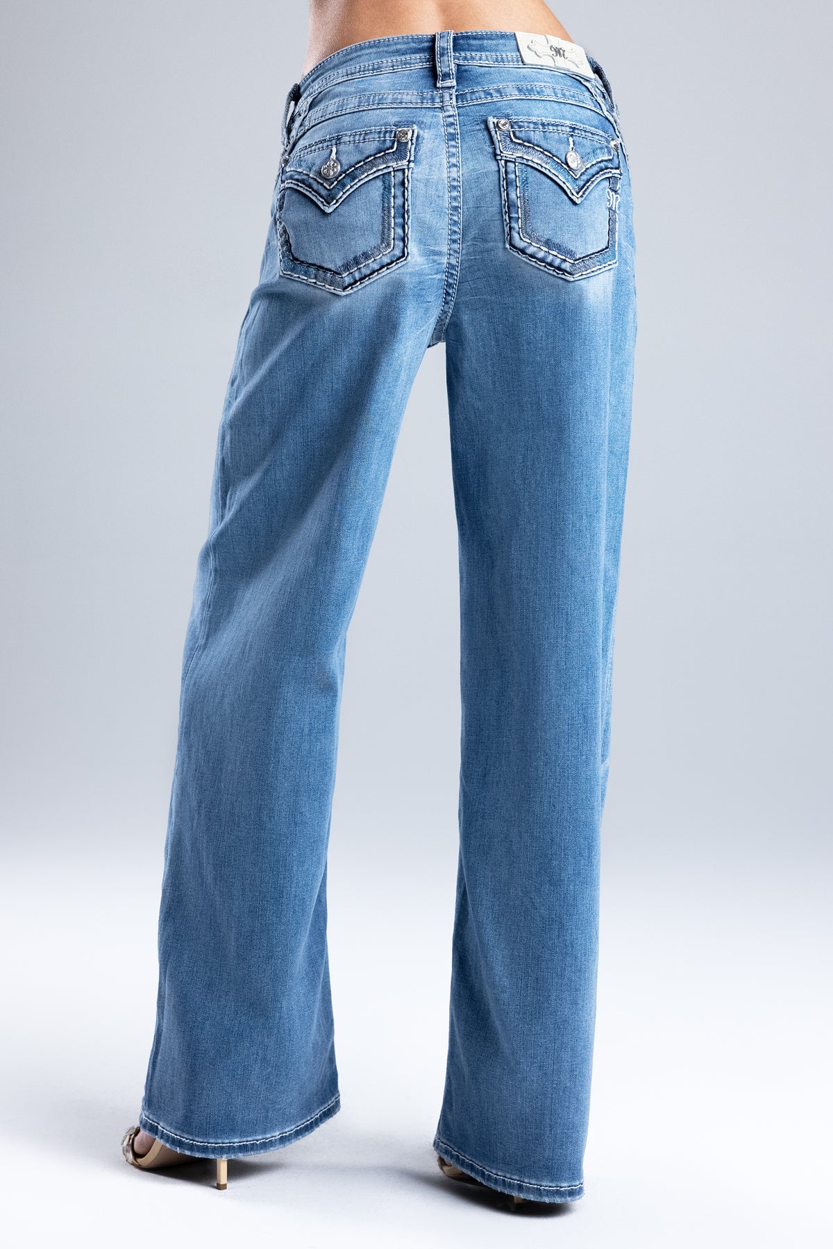 Naia Blu Stitched Wide Leg