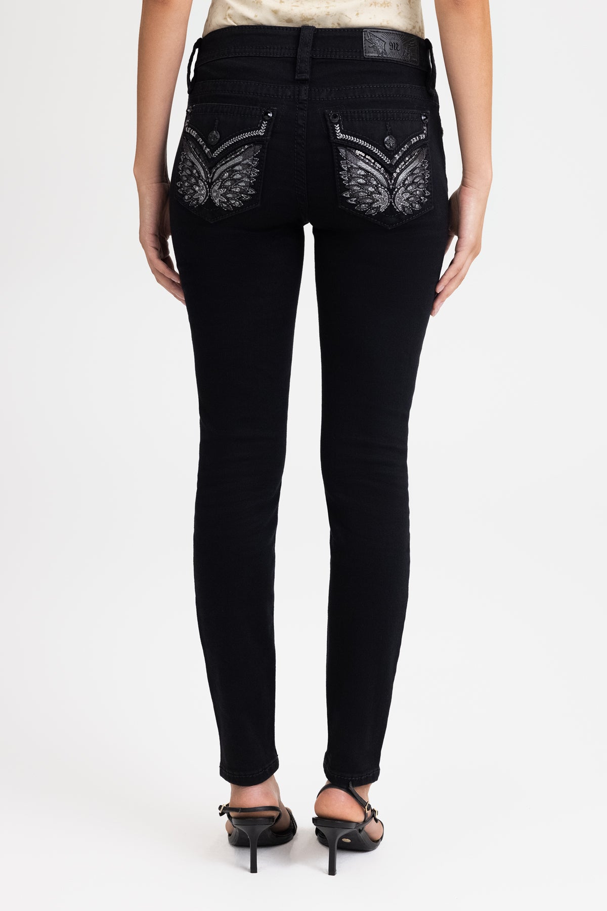 Eclipse Wings Skinny Jeans