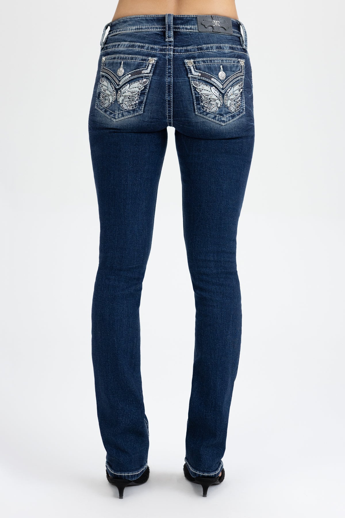 Riyon Wings Straight Jeans