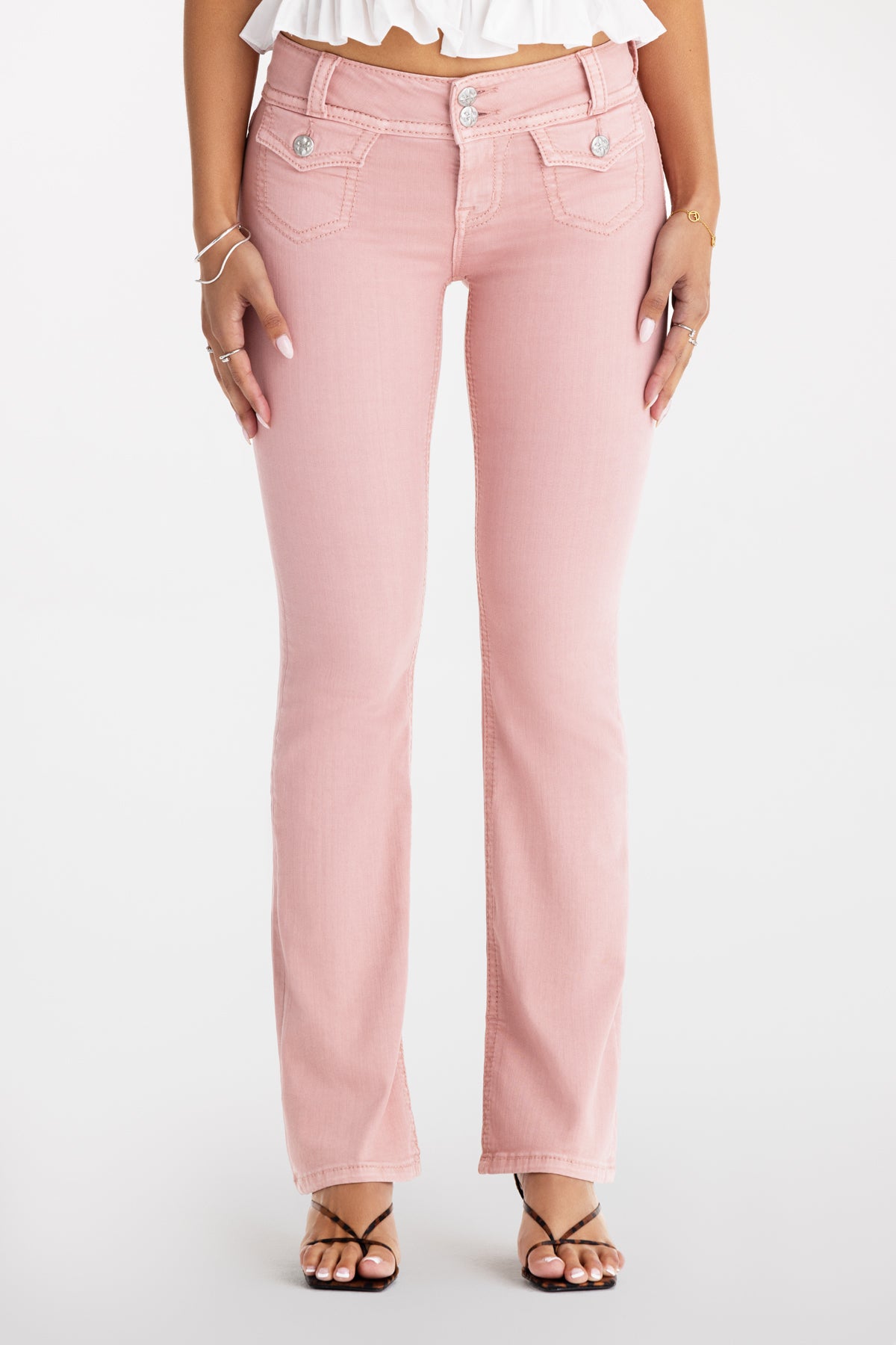 Heavenly Cerise Bootcut Jeans