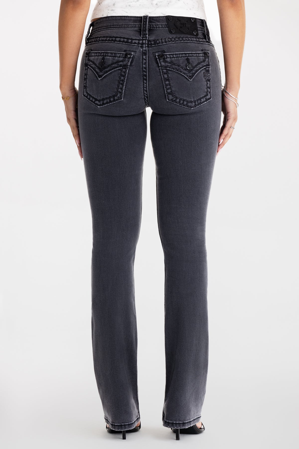 Ashton Stitched Bootcut Jeans