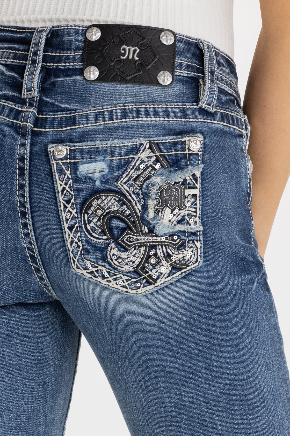 Gothique Fleur Bootcut Jeans