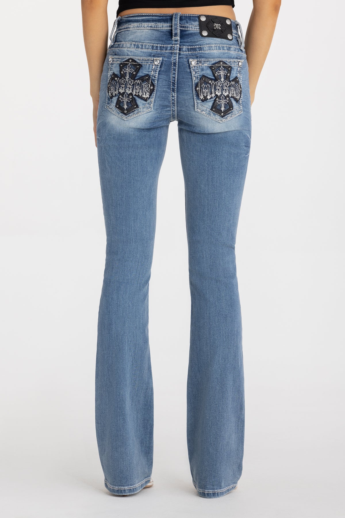 Venus Cross Bootcut Jeans