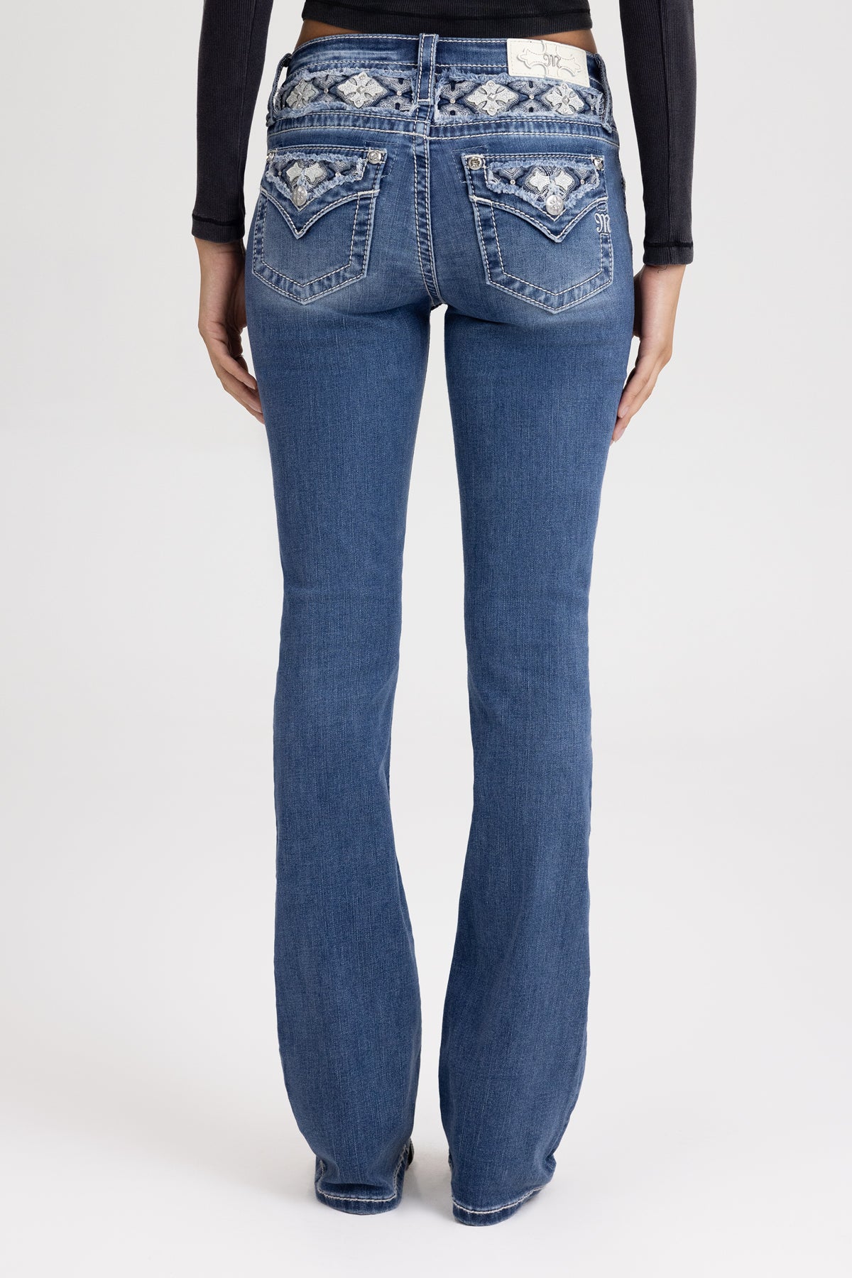 Adley Cross Bootcut Jeans